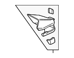 MR230156 - Body: Hinge Cover for Mitsubishi Image