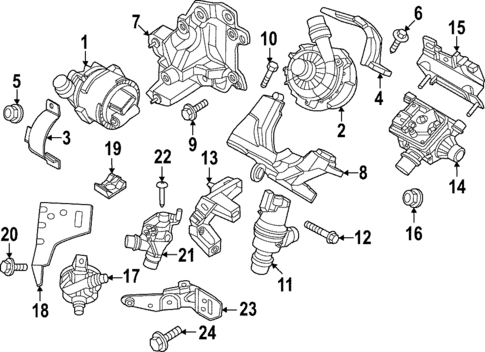 Water Pump for 2023 BMW iX #0