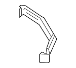 8A0955491 - Body: Washer Reservoir Bracket for Audi: 90, 90 Quattro, Cabriolet Image