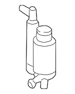 4A0955651B - Body: Washer Pump for Audi Image
