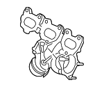 94612302536 - : Exhaust Manifold for Porsche: Macan Image