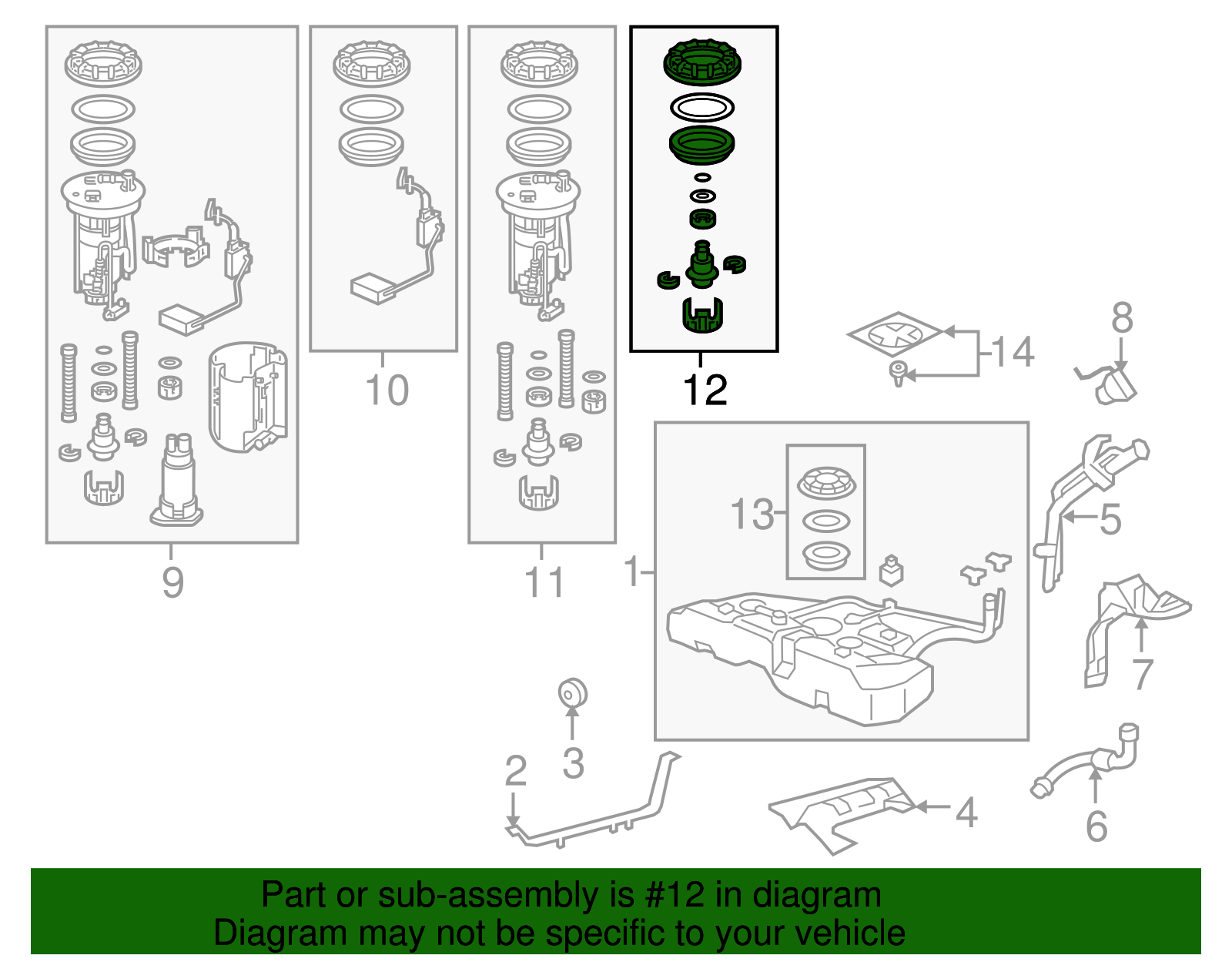 17052-TK4-A00 - 2010-2012 Honda - Regulator Set Pressure | Honda Parts ...