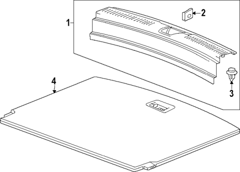 Interior Trim - Rear Body for 2024 Buick Envista #0