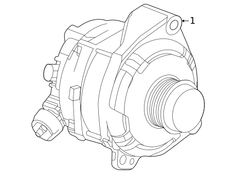 Alternator/Generator & Related Components for 2025 Chevrolet Corvette #0