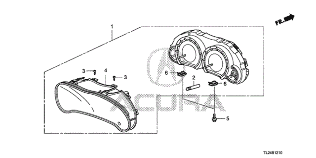 Meter Components for 2011 Acura TSX #0