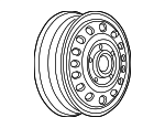 9592808 - Suspension: Wheel, Steel for Buick: Century, LeSabre, Park Avenue, Regal, Riviera | Cadillac: 60 Special, DeVille, Fleetwood | Chevrolet: Venture | Oldsmobile: 88, 98, LSS, Regency, Silhouette | Pontiac: Aztek, Bonneville, Grand Prix, Montana, Trans Sport Image