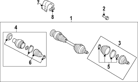 Drive Axles for 2023 Volkswagen Taos #0