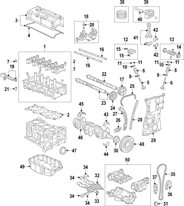 14647RAAA00 - : Genuine Honda Engine Crankshaft Thrust Washer, Accord - 14647-RAA-A00 for Honda Image