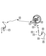 MR249625 - Service Brakes: Banjo Bolt, Mounting for Mopar Image