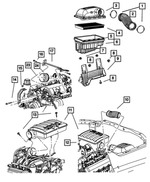 53032420AA - : Resonator Bracket, Rear for Mopar Image