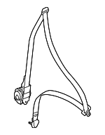 7000C802 - : Seat Belt Assembly for Mitsubishi: Galant Image