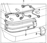 8155016350 - Electrical: Tail Lamp Assembly for Toyota: Tercel Image