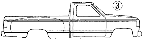 Stripe Tape for 1990 Ford F-350 #1