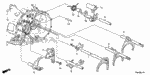 242015C8000 - Transmission - Manual: FORK, GEARSHIFT (5-6) for Honda Image