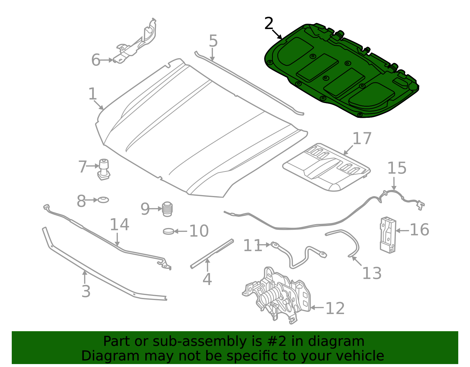 N1WZ-16738-B - High-Quality Hood Insulation Pad for 2024-2025 Ford ...