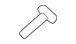 1243104123 - Body: Windshield Pillar Trim Screw for Hyundai Image