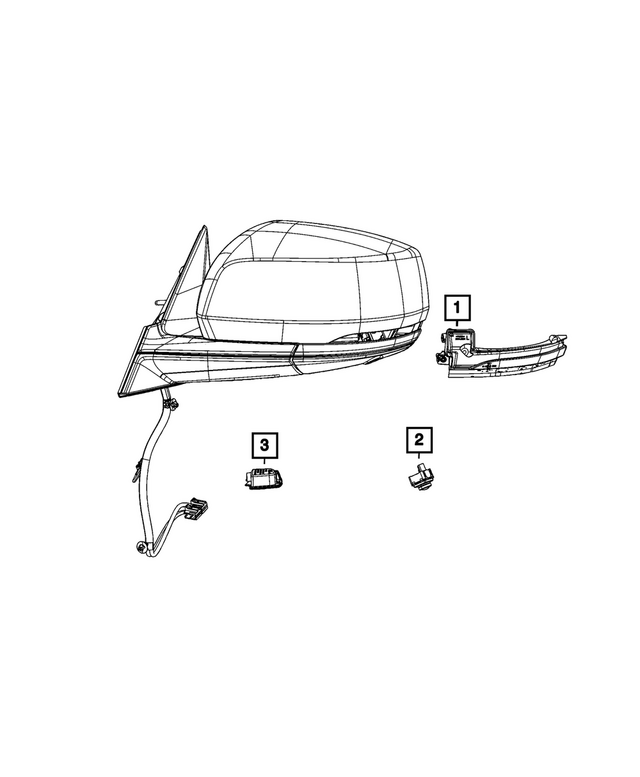 68522827AA - Electrical: Turn Signal Lamp, Left for Mopar Image