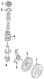 G03034012A - : Spring Upper Seat for Mazda: 626 Image
