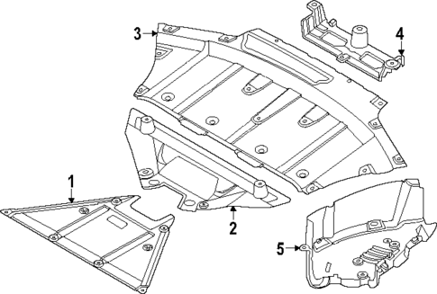 Under Cover & Splash Shields for 2024 BMW i4 #0