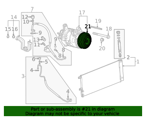 2020-2025 GMC Sierra 3500 HD Clutch & Pulley 85652433 | OEM Parts Online