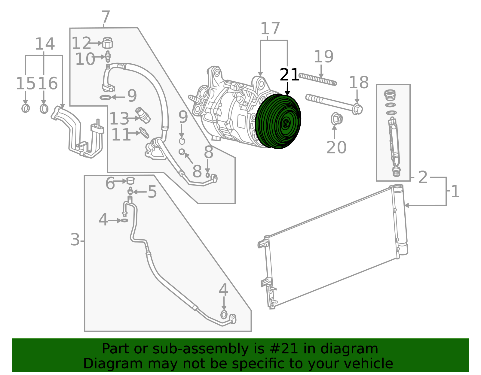 2020-2025 GMC Sierra 3500 HD Clutch & Pulley 85652433 | OEM Parts Online
