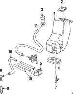 61671378610 - : Reservoir for BMW: 735i, 735iL, 750iL Image