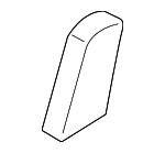 7P6959818AQWA - Body: Knob for Volkswagen: Arteon, Atlas, Atlas Cross Sport, Golf R, GTI, ID. Buzz, ID.4, Passat, Touareg Image