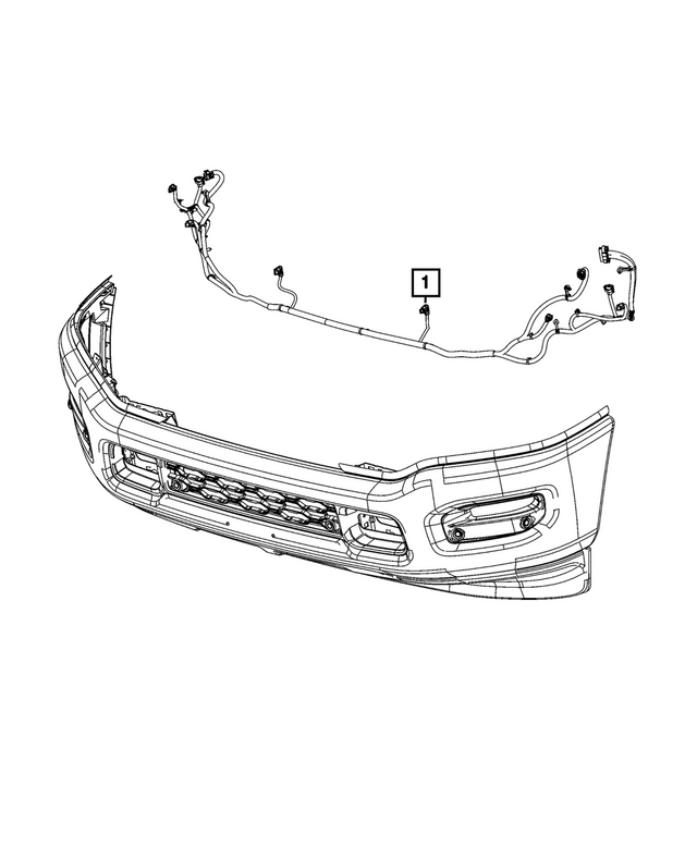 68646151AB - Electrical: Front Fascia Wiring for Mopar Image