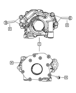 6101233 - 5.7LGas; Engine: Hex Head Bolt And Coned Washer, Mounting for Mopar Image