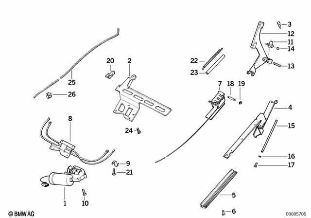 46632309923 - Frame and Mounting Parts: Bump Stop - H=5.5mm for BMW-Motorrad Image image