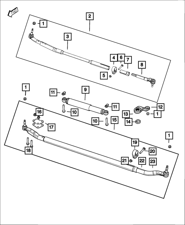 6509358AA - Steering: Lock Washer for Mopar Image image