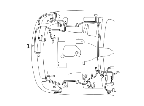 Wiring Harness for 2007 INFINITI G35 #1