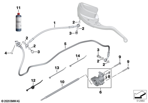 Clutch-Release Mechanism (Hydraulic) for 2024 BMW-Motorrad R 18 Transcontinental #0