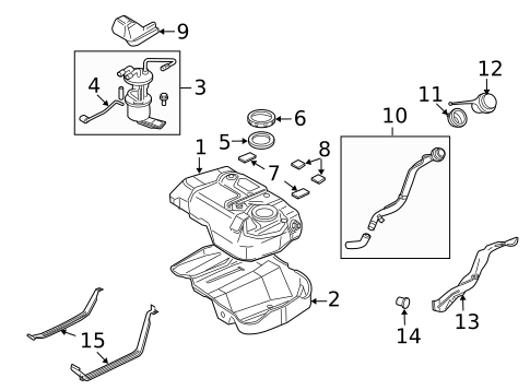 Senders for 2009 Mazda Tribute #0
