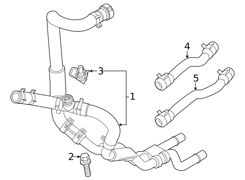 Hoses & Pipes for 2023 Kia Niro #0