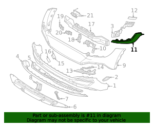 86691 86691-CV200 - Upper Molding 2022-2024 Kia EV6 | Kia.Parts Store