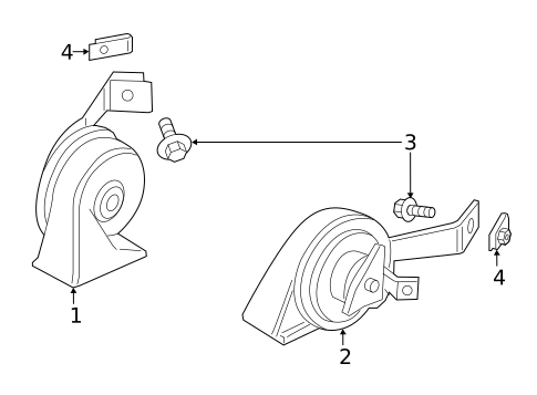 Horn for 2018 Lincoln MKZ #0