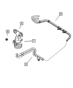 52850614AB - Emission Systems: Vacuum Solenoid Bracket for Mopar Image