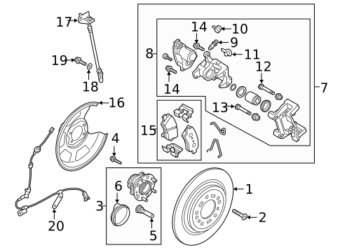 Anti-Lock Brakes for 2019 Hyundai Tucson #2