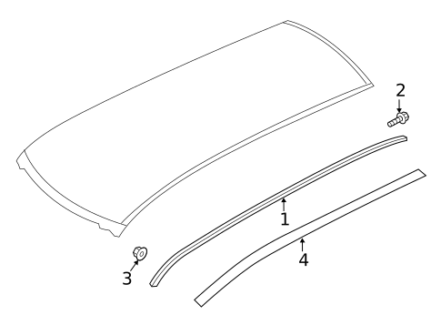 Exterior Trim - Roof for 2024 INFINITI QX50 #0