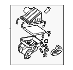 16500EA200 - Engine: Air Cleaner Assembly for Nissan: Pathfinder, Xterra Image