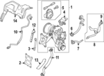 3QF122073AA - : Hose Assembly for Volkswagen: Atlas Image