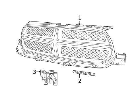 Grille & Components for 2011 Dodge Durango #0