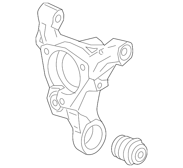84454535 - Rear Driver Side Suspension Knuckle 2016-2025 GM | GM