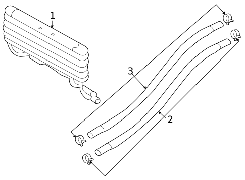 Oil Cooler for 2007 Hyundai Sonata #0