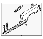 8W7810075 - Body: Uniside Assembly for Audi: A5 Quattro, S5 Image