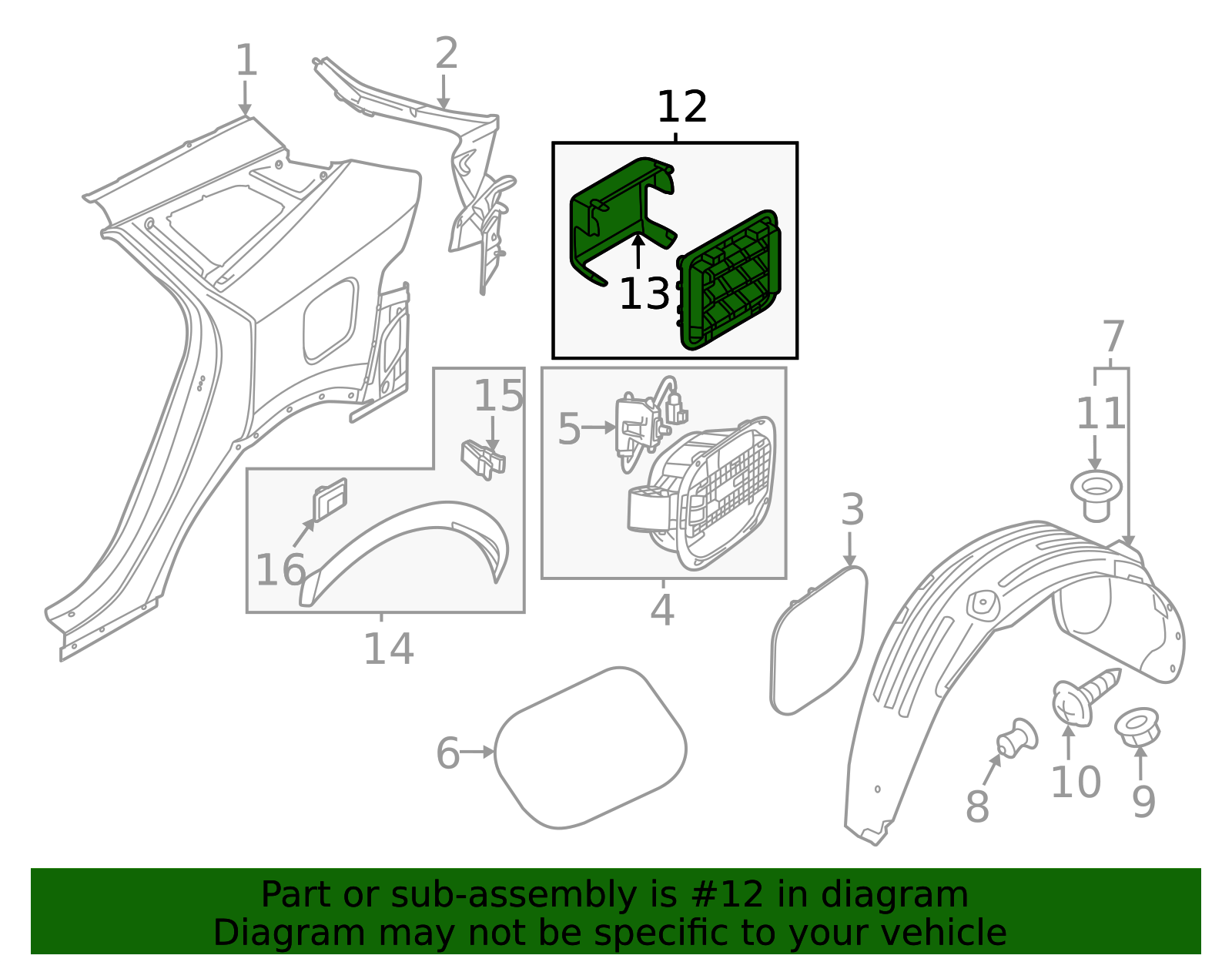 97530-D9100 - Pressure Vent 2023-2025 Kia Sportage | Kia.Parts Store
