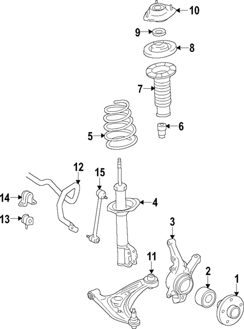 Suspension Components for 2014 Scion iQ #1