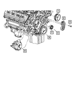 4593817AB - Cooling: Belt Tensioner for Mopar Image