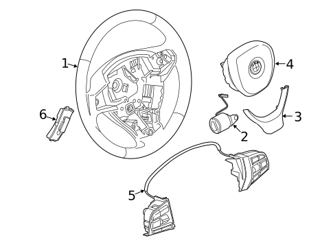 Shroud, Switches & Levers for 2013 BMW 535i GT xDrive #1